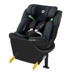 Scaun auto I-Size Maxi-Cosi Emerald 360 S Tonal Black cu isofix, picior de sustinere, rotatie 360, protectie la impact lateral