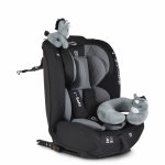 Scaun auto cu isofix Moni I-Safe Grey 76-150 cm,certificare i-size R129,centura ancorare top tether,tetiera reglabila 13 pozitii,husa detasabila,saltea reductor,pernuta gat si jucarie plus incluse