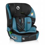 Scaun auto pentru copii Lionelo Levi Fix Albastru, i-Size, 76-150 cm, 1/2/3, isofix + Top Tether, tetiera reglabila, testat la impact, conform cu R129