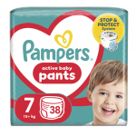 Scutece chilotel Pampers Pants Jumbo Pack Marimea 7, 17+ kg 38 buc
