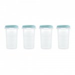 Set 4 recipiente Miniland Terra Ocean 330 ml