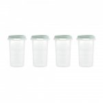 Set 4 recipiente gradate Miniland Mint 330 ml