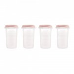 Set 4 recipiente gradate Miniland Terra Blush 330 ml