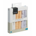 Set 6 mini prosopele KikkaBoo Seally Me 30x30 cm din muselina,tesatura naturala respirabila din bumbac,utilizare multipla,imprimeu vesel