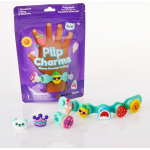 Set bratara si inel cu talismane pop it Plip Charms mov