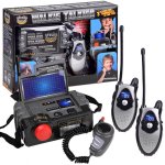 Set Walkie Talkie multifunctional pentru copii cu 2 radiotelefoane si centrala