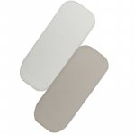 Set 2 cearceafuri cu elastic Lionelo Alb/Bej, 70x28 cm, pentru landouri si patutul co-sleeper Malin, din bambus