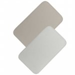 Set 2 cearceafuri cu elastic Lionelo Alb/Bej, 80x42 cm, pentru co-sleepere, din bambus