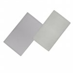 Set 2 cearceafuri cu elastic Lionelo Alb/Gri, 120x60 cm, din bambus