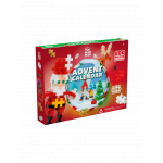 Set constructie Plus-Plus Calendar Advent - Lumea lui Mos Craciun