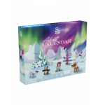 Set constructie Plus-Plus Calendar Advent - Mos Craciun si Aurora Boreala