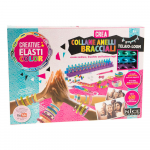 Set creativ cu elastice colorate pentru bratari elasticolor