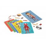 Set creativ cu magneti Apli tema Corp uman 63 magneti, 5 planse, 28 x 18 cm