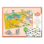Set creativ de stickere reutilizabile Djeco Animale