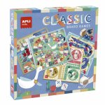 Set de jocuri Apli Kids Gaste, 4 in linie, Chitibusuri, Serpi si scari
