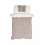 Set lenjerie cu 3 piese 120x60 cm Twins Crem