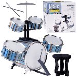 Set 5 tobe de jucarie pentru copii Jokomisiada blue, cu scaunel inclus