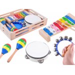 Set muzical din lemn 4in1 pentru copii, de la 3 ani