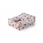 Set reductor beby nest, paturica si pernuta pentru formarea capului bebelusului SomnArt Alb/Albastru