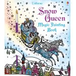 Carte pentru copii Usborne de pictura cu apa Snow Queen magic painting book