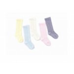 Sosete trei sferturi cu model din tesatura 6-9 luni marime 19 Bleu