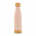 Sticla termoizolanta calatorii bambus Nava roz 500 ml