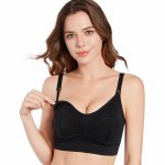 Sutien 2 in 1 pentru alaptare si sustinere pompa san Negru XXL
