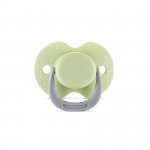 Suzeta din silicon moale cu capac 0 luni+ Fresh Green