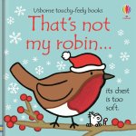 Carte pentru copii Usborne senzoriala Thats not my robin