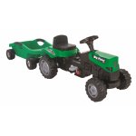 Tractor cu pedale si remorca Pilsan Big Trolley Green