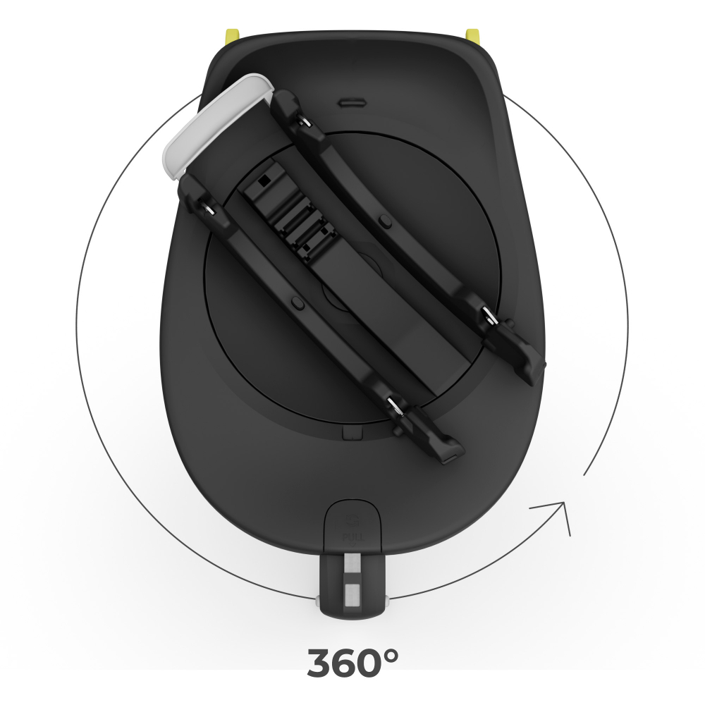 Baza isofix 360 Kinderkraft Endura safe fx black - 5