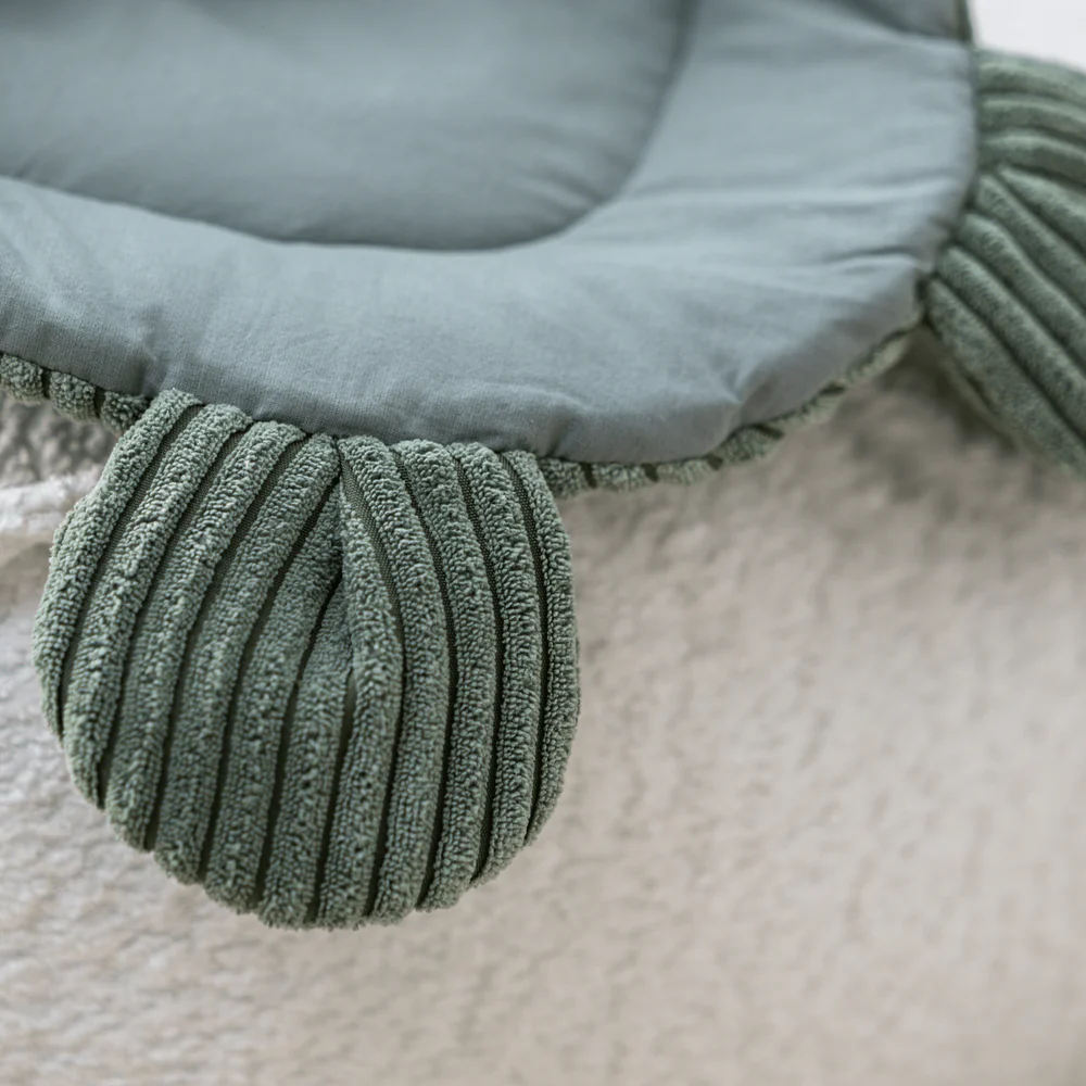 Paturica de infasat pentru bebelusi MeowBaby aesthetic olive green - 2