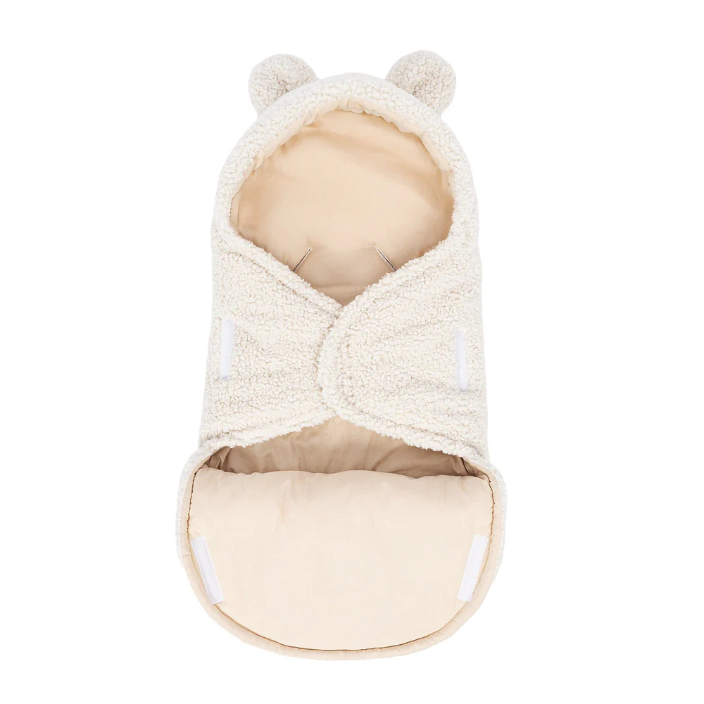 Paturica pentru bebelusi bear ears cream - 1
