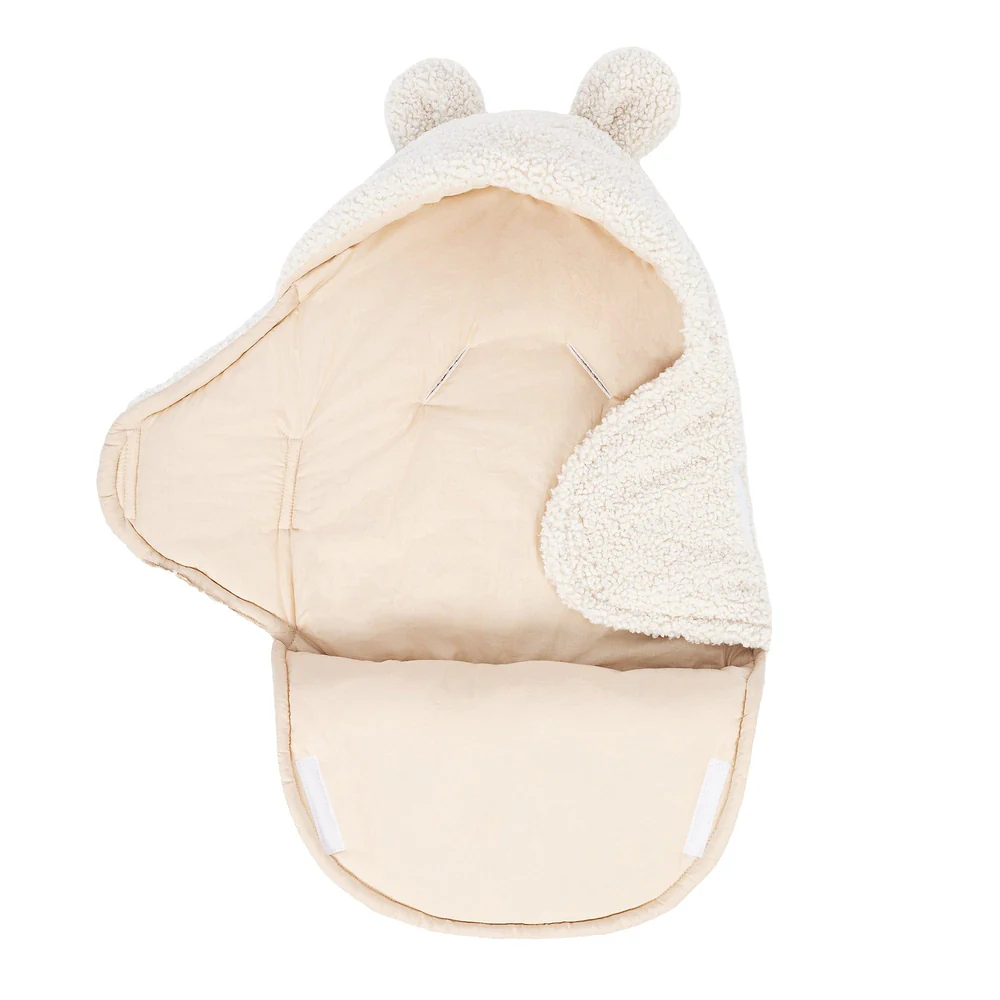 Paturica pentru bebelusi bear ears cream - 2