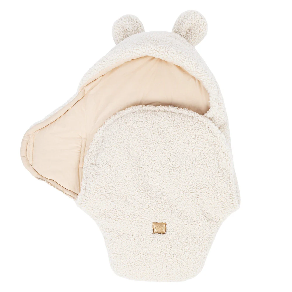 Paturica pentru bebelusi bear ears cream - 4