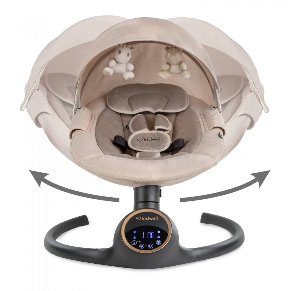 Balansoar leagan electric 2 in 1 bluetooth Reve bej auriu - 2