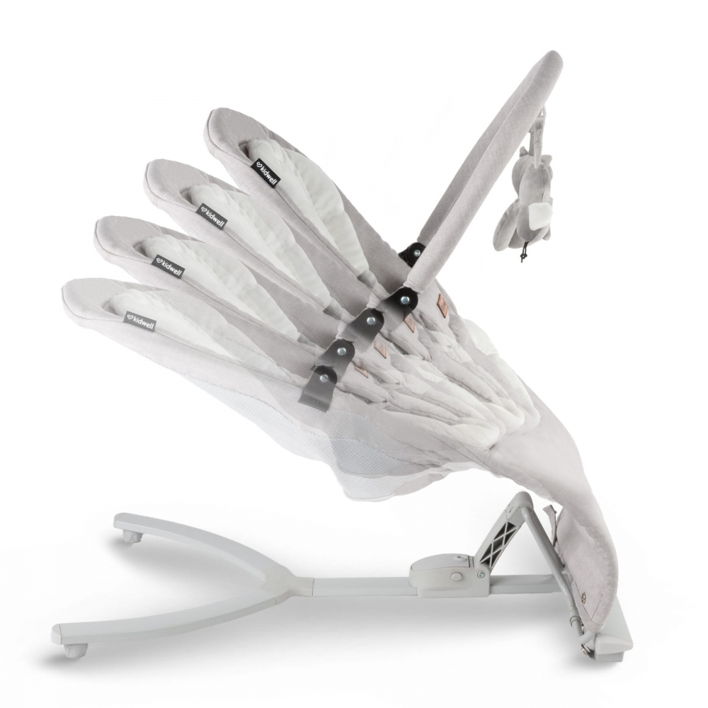 Balansoar pentru bebelusi Kidwell rubi gri alb pliabil - 2