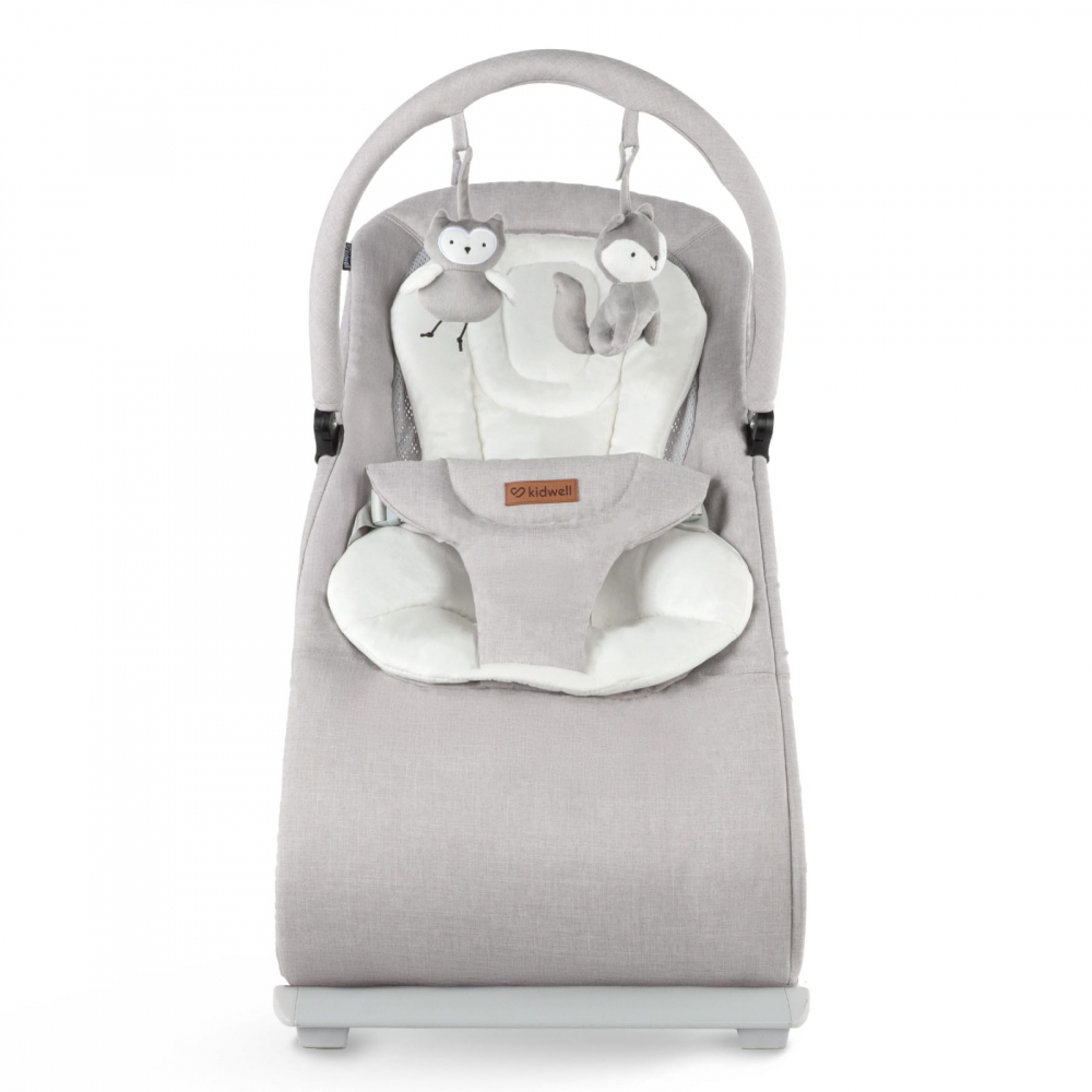 Balansoar pentru bebelusi Kidwell rubi gri alb pliabil - 5