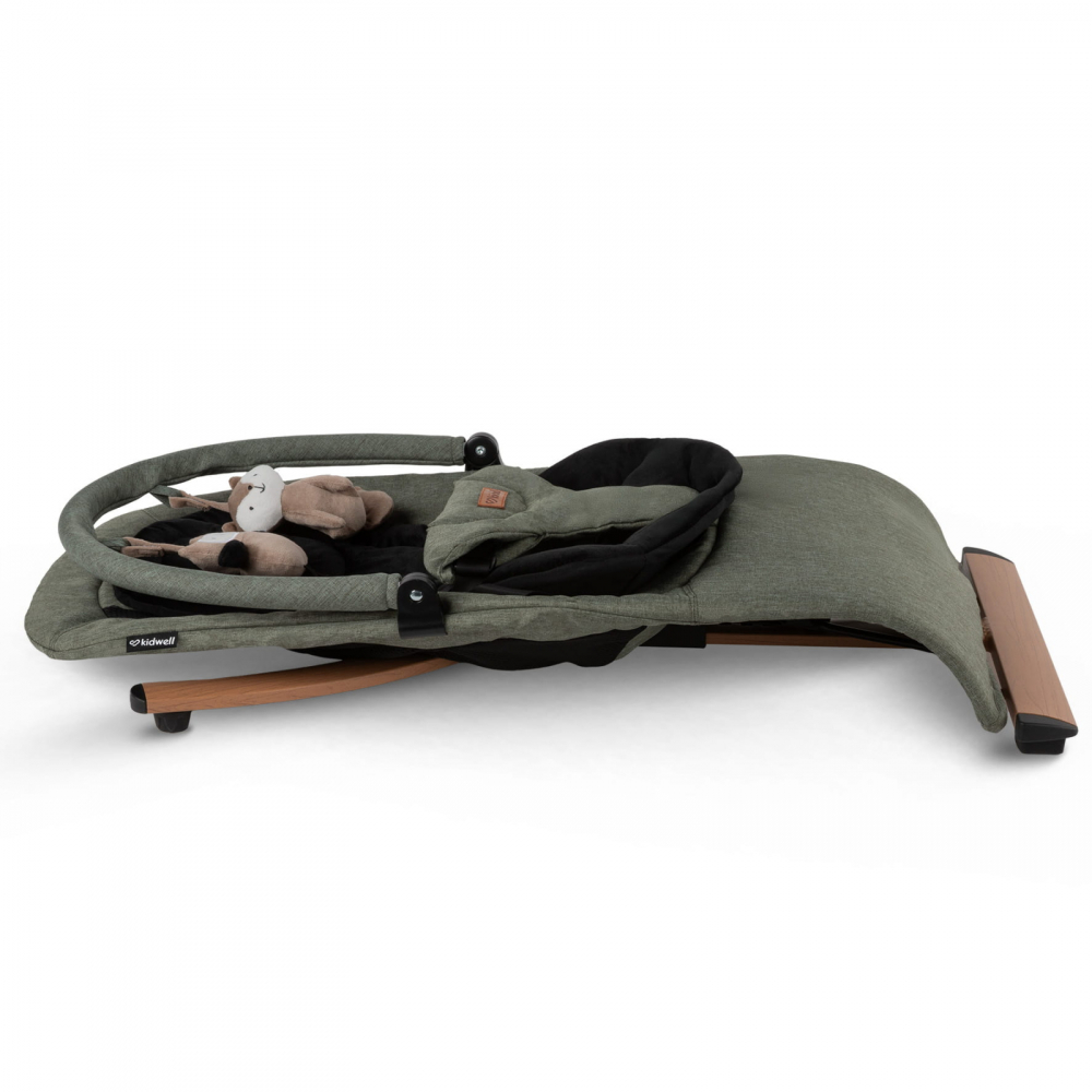 Balansoar pentru bebelusi Kidwell rubi verde si negru pliabil - 6