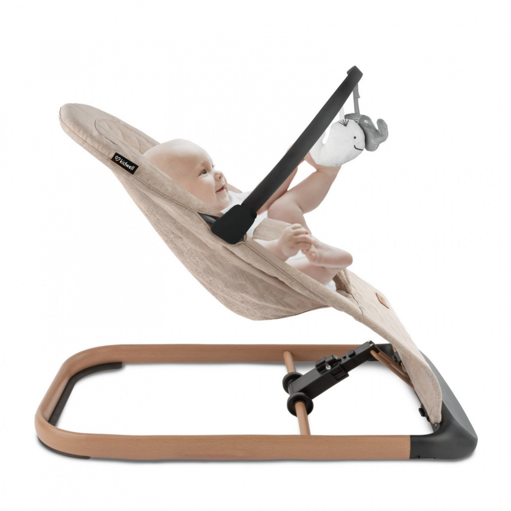 Balansoar pentru copii Kidwell full beige wooden pliabil - 1
