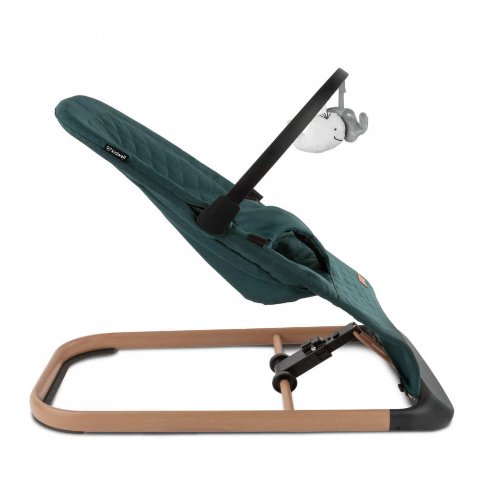 Balansoar pentru copii Kidwell green wooden pliabil - 6