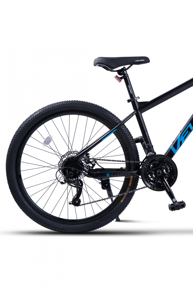 Bicicleta MTB Velors Rambler V26310A NegruAlbastru, roti 26 inch, inaltime utilizator 150-165 cm, greutate suportata 120 kg - 2