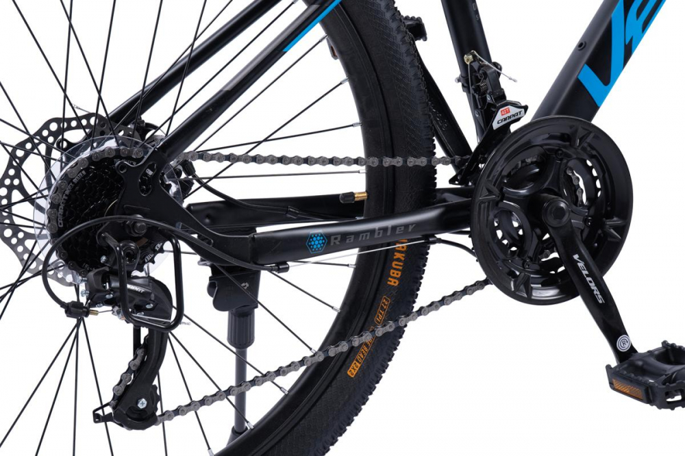 Bicicleta MTB Velors Rambler V26310A NegruAlbastru, roti 26 inch, inaltime utilizator 150-165 cm, greutate suportata 120 kg - 4