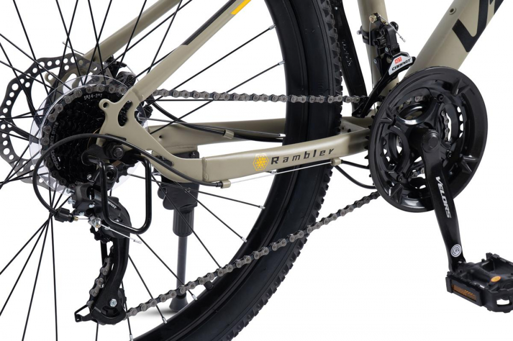 Bicicleta MTB Velors Rambler V26310A OliveNegru, roti 26 inch, inaltime utilizator 150-165 cm, greutate suportata 120 kg - 4