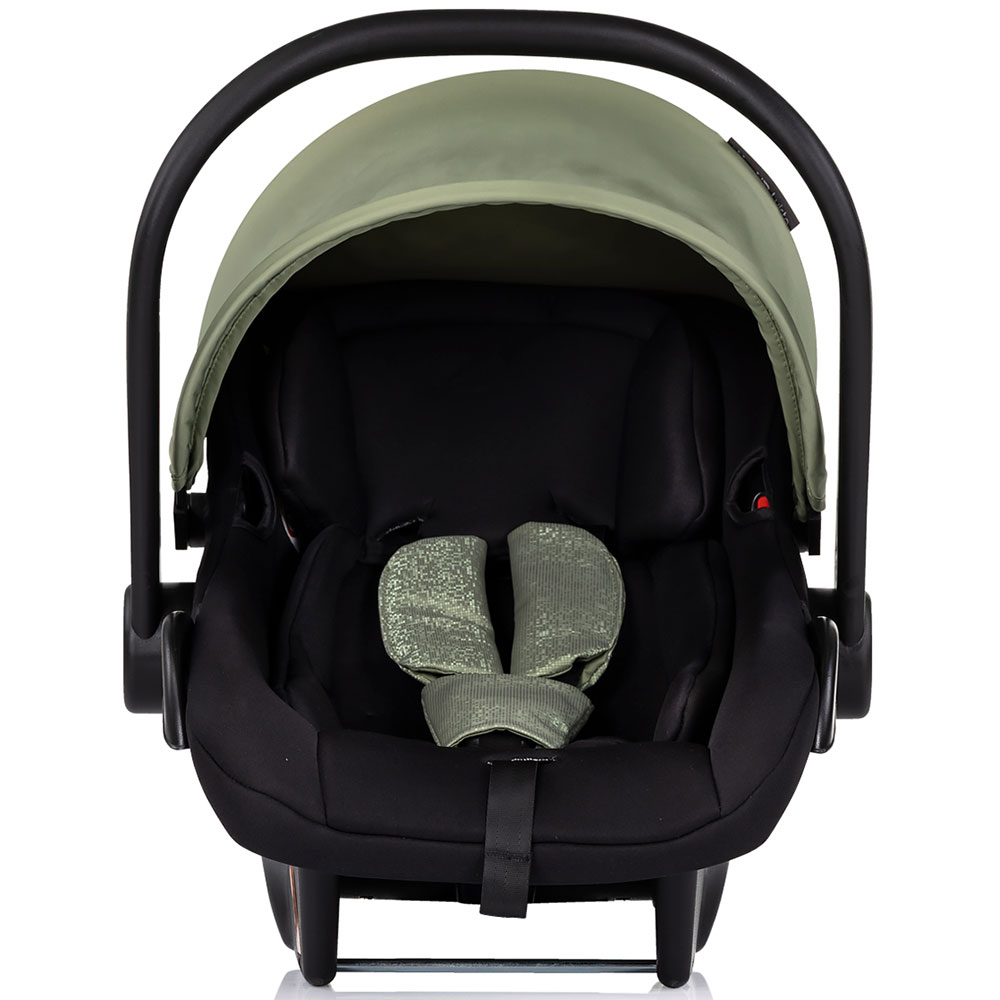 Carucior 3 in 1 pentru copii Chipolino Vista Basil, transformabil, cadru din aluminiu, sezut reversibil, maner reglabil, suspensii, husa de picioare, geanta, greutate suportata 22 kg - 9