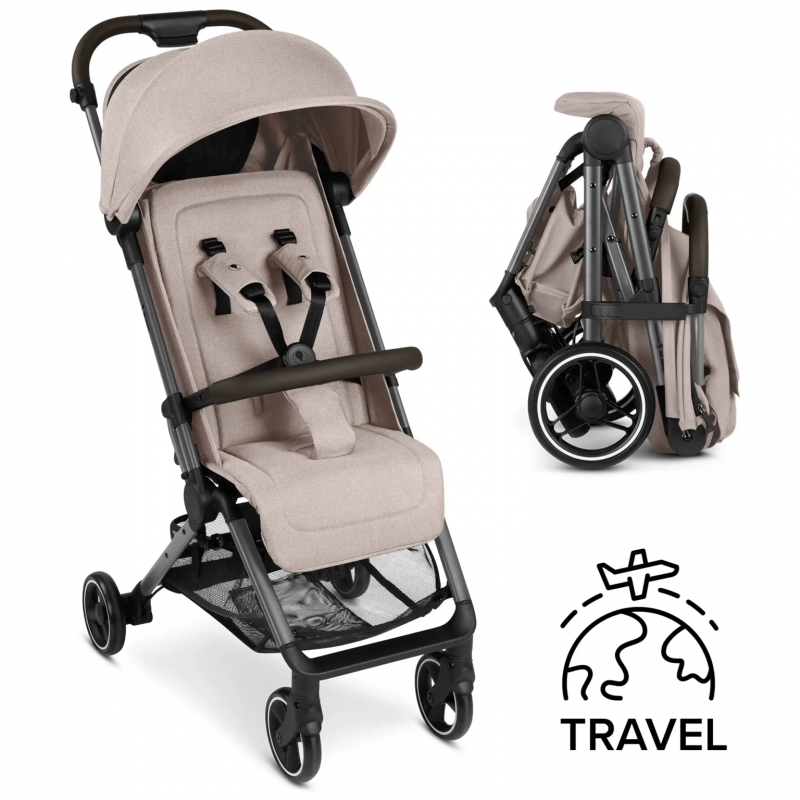 Carucior sport pentru copii ABC Design Ping 3 Travel Camel cadru din aluminiu, suspensii, compact potrivit pentru avion, geanta de transport inclusa, greutate admisa 22 kg - 5