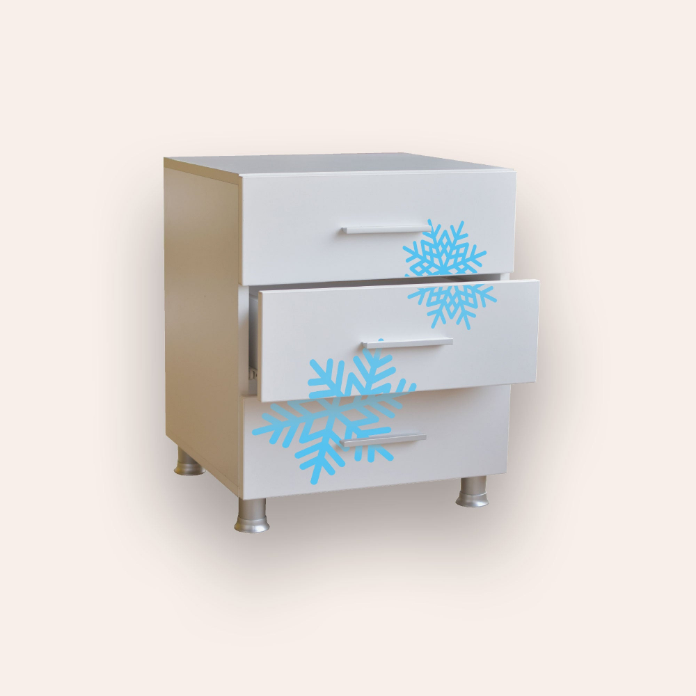 Comoda pentru copii CameraMagica Frozen alb - 1