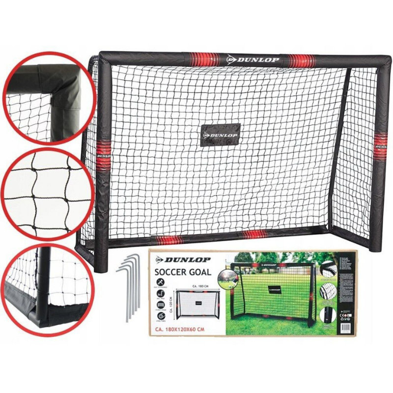 Poarta de fotbal Dunlop 180x120x60 cm - 3