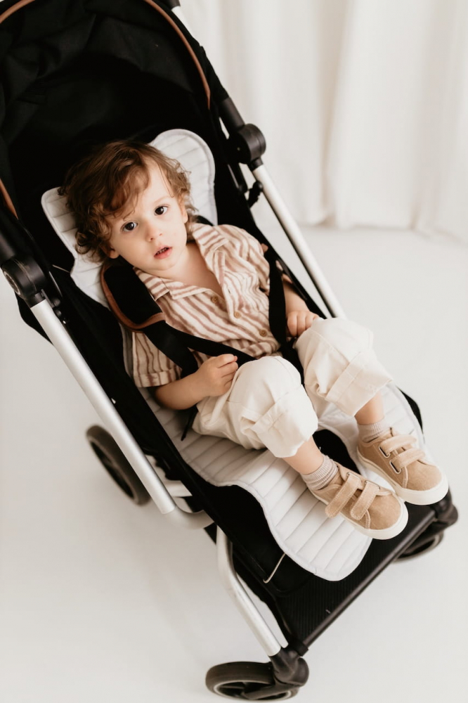 Protectie antitranspiratie 3D pentru carucior parte sport Gri Sleepee - 2