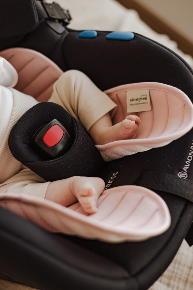 Insert antitranspiratie pentru scaun auto 3D Ocean green Universal Sleepee - 3